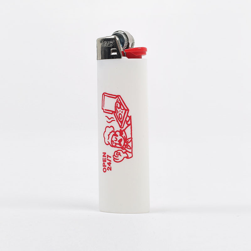  белая зажигалка Carhartt WIP Bene Pizza lighter I000127B-multicolor - цена, описание, фото 3